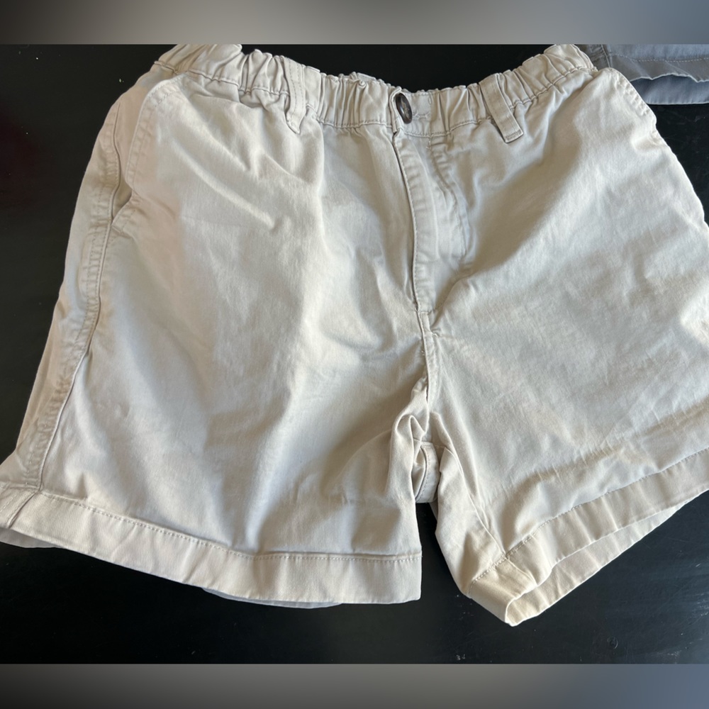 Men’s Chubbies khaki shorts.  5.5” inseam